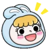 Rosie the hopping bunny 2🐰🩵 MOV 19