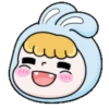 Rosie the hopping bunny 2🐰🩵 MOV 20
