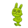 Green bunny 2 5