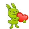Green bunny 1 16