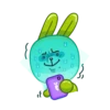 Green bunny 1 18