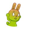 Green bunny 2 16