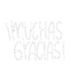 Muchas gracias texto😊🔤anim (sticker.fan) 6