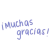 Muchas gracias texto😊🔤anim (sticker.fan) 11