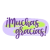 Muchas gracias texto😊🔤anim (sticker.fan) 5