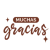 Muchas gracias texto😊🔤anim (sticker.fan) 1