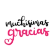 Muchas gracias texto😊🔤anim (sticker.fan) 2