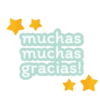 Muchas gracias texto😊🔤anim (sticker.fan) 21