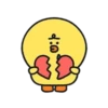 Chick Holding Broken Heart
