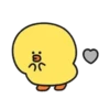 Chick with a Grey Heart