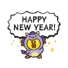 LINE FRIENDS 加油打氣冬季貼圖 9