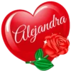 SAN VALENTÍN NOMBRE CORAZON CON ROSA 7