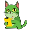 Green cat mov 6