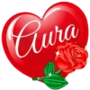 SAN VALENTÍN NOMBRE CORAZON CON ROSA 10