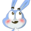 CARTOON CHICKEN & BLUE BUNNY 9
