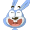 CARTOON CHICKEN & BLUE BUNNY 14