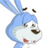CARTOON CHICKEN & BLUE BUNNY 17