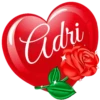 SAN VALENTÍN NOMBRE CORAZON CON ROSA 17