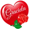SAN VALENTÍN NOMBRE CORAZON CON ROSA 19