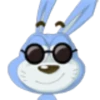 CARTOON CHICKEN & BLUE BUNNY 22