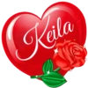 SAN VALENTÍN NOMBRE CORAZON CON ROSA 22
