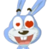 CARTOON CHICKEN & BLUE BUNNY 25
