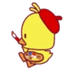CARTOON CHICKEN & BLUE BUNNY 26