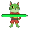 Green cat mov 25