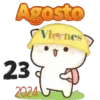 calendario #1 🗓️ agosto 2024 14