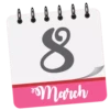8 March 🌹 12