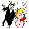 ORANGE AND BLACK CAT 9