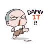 Skinhead Boy Animated Sticker 13