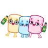 Marshmallow rosa 15