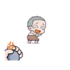 Skinhead Boy Animated Sticker 19