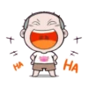 Skinhead Boy Animated Sticker 22