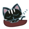 cool black kitty # 1. mov 11