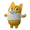 🐶3D yellow dog🐶 Mov 11