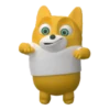🐶3D yellow dog🐶 Mov 16