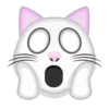 ● White Cat Emoji ● 6