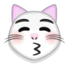 ● White Cat Emoji ● 9