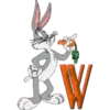 ABC BUGS BUNNY CREADO POR BLANCA 25
