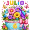 CALENDARIO MES JULIO -26 💐 15