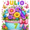 CALENDARIO MES JULIO -26 💐 14