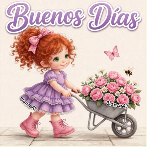 BUENOS DÍAS MUÑEQUITAS 👧🎀🌺 11
