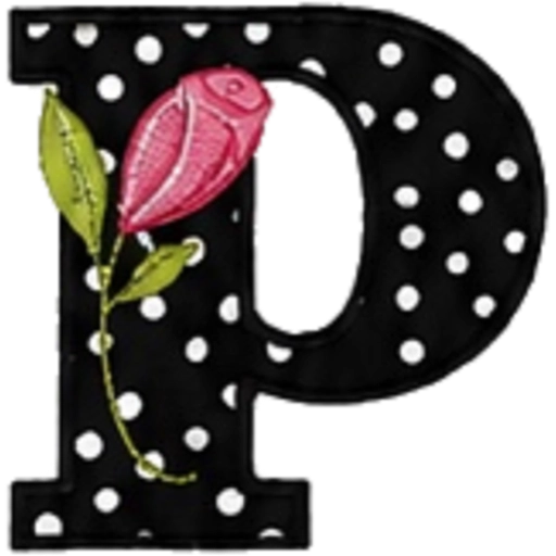ALFABETO CON ROSA🌹⚫️⚪️ 29