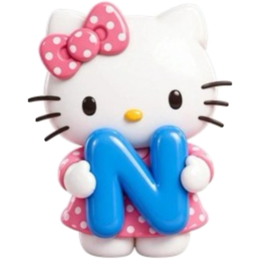 ABECEDARIO  HELLO KITTY DE COLORES💛💙💚💜❤️🩷 10