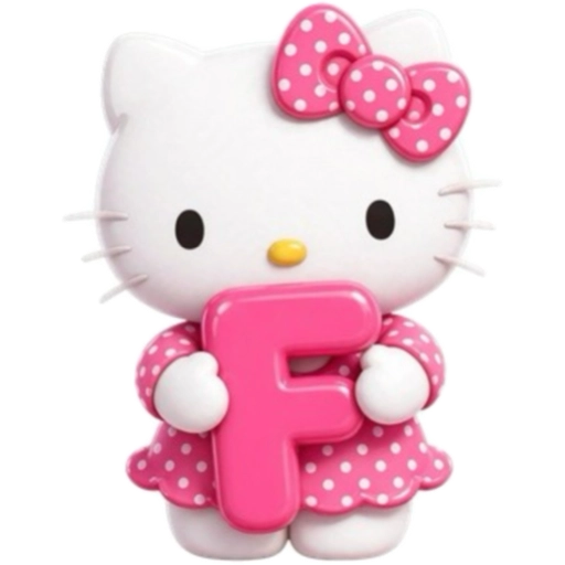 ABECEDARIO  HELLO KITTY DE COLORES💛💙💚💜❤️🩷 30
