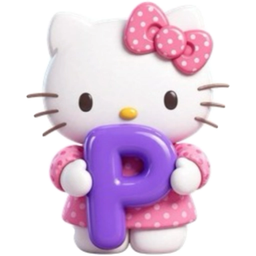 ABECEDARIO  HELLO KITTY DE COLORES💛💙💚💜❤️🩷 29