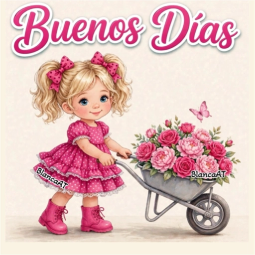 BUENOS DÍAS MUÑEQUITAS 👧🎀🌺 15