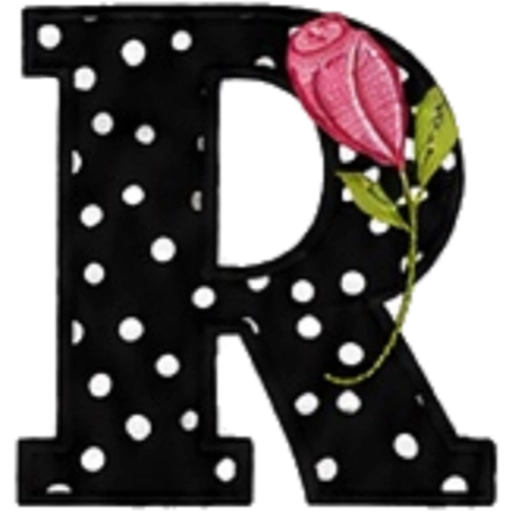 ALFABETO CON ROSA🌹⚫️⚪️ 8
